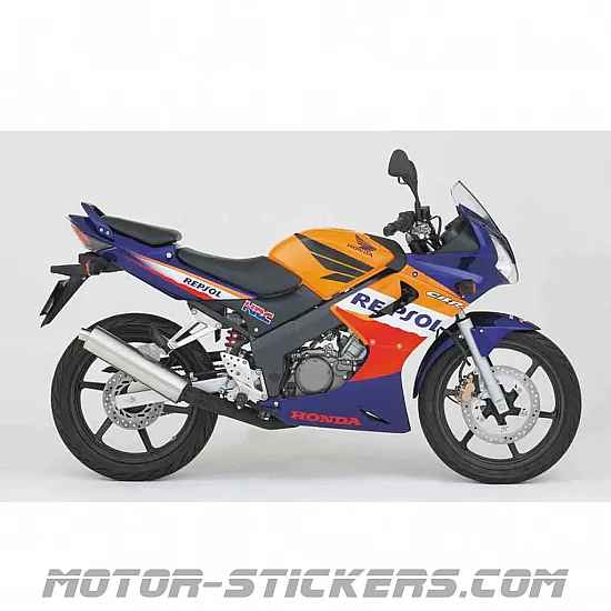 Honda CBR 125R 2006 Repsol decals